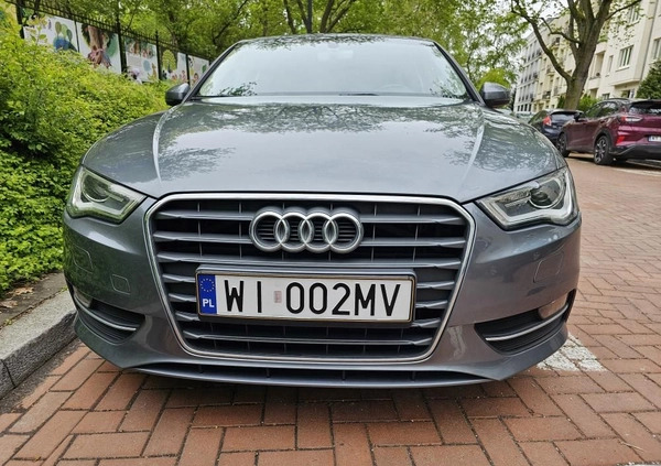 Audi A3 cena 59900 przebieg: 106000, rok produkcji 2015 z Warszawa małe 191